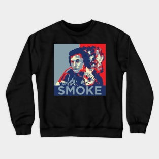 Elon Musk - Smoke poster Crewneck Sweatshirt